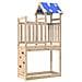 Torre da Gioco Marrone 110.5 x 52.5 x 215 cm Pino massello - Foto miniatura 1