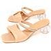 Scarpa Con Tacco Romerico Beige Beige Materiale Sintetico - Foto miniatura 1