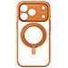 Cover per iPhone 17 Pro - TPU+PC, Arancione, Con Soporte - Foto miniatura 4
