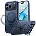 Cover per iPhone 17 Pro Max - TPU+PC, Blu Oscuro, MagSafe - Foto miniatura 1