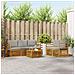 Set divani con cuscino 6 pcs Grigio Naturale e Chiaro - Foto miniatura 2