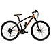 Bici Misura 27,5 Mountain Bike Telaio Alluminio Uomo Bicicletta Mtb Crow 24v Acera Freni Disco Idraulici Forcella Idraulica - 48 Nero Verde Verde Fluo Opaco - Foto miniatura 3