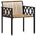 Set Mobili da Esterno 3 pcs Marrone e Bianco Crema polyrattan - Foto miniatura 5
