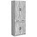 Set di armadi 2 pcs Sonoma grigio Legno ingegnerizzato - Foto miniatura 1