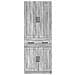 Set di armadi 2 pcs Sonoma grigio Legno ingegnerizzato - Foto miniatura 4