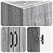 Set di armadi 2 pcs Sonoma grigio Legno ingegnerizzato - Foto miniatura 7