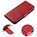 Custodia Per Telefono Con Flap Per Samsung Galaxy S25+ - Rossa - Foto miniatura 4