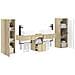 Set di mobili per il bagno 5 pz Rovere Sonoma - Foto miniatura 9