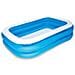 Piscina Gonfiabile Rettangolare Colore Blu e Bianco - Foto miniatura 2