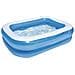 Piscina Gonfiabile Rettangolare Colore Blu e Bianco - Foto miniatura 3