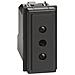 Presa Living Now 2p+t 10a 250v Nero Kg4113 - Foto miniatura 1