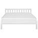 Letto A Doghe In Legno Colore Bianco 160 X 200 Cm Florac - Foto miniatura 8