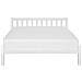 Letto A Doghe In Legno Colore Bianco 160 X 200 Cm Florac - Foto miniatura 2