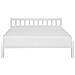 Letto A Doghe In Legno Colore Bianco 160 X 200 Cm Florac - Foto miniatura 13