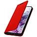 Custodia Samsung Galaxy S20pelle Portafoglio Funzione Stand - Rosso - Foto miniatura 4