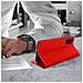 Custodia Samsung Galaxy S20pelle Portafoglio Funzione Stand - Rosso - Foto miniatura 5