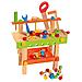 -mertens -banco Da Lavoro Con Attrezzi3 Anni Legno Con Accessoristimola La Destrezza E-manogiocattolo Coordinazione Occhio Per Bambini Con 50 Pezzimulticolore82149 - Foto miniatura 4