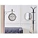 Orologio Da Parete In Ferro Ø 22 Cm Argento E Bianco Romont - Foto miniatura 7