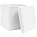Contenitori con Coperchi 4 pz 28x28x28 cm Bianco - Foto miniatura 6