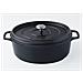 Daubière In Ghisa Smaltata 33cm Nero Opaco - Puv403331 - Foto miniatura 1