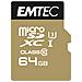 microSDXC 64GB Class10 Speedin, MicroSDXC, Nero, Marrone, Class 10 - Foto miniatura 2