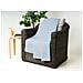 Telo Arredo Granfoulard Copritutto Cotone Made Italy Vari Disegni Arredatutto Copriletto Multiuso 1 Piazza Bastoncino Blu - Foto miniatura 1
