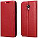 Cadorabo Custodia Compatibile Con Meizu Mx5 In Rosso Mela - Coperchio Protettiva Con Chiusura Magnetica, Funzione Stand E Tasca Per Le Carte - Foto miniatura 8