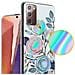 Custodia Compatibile Con Samsung Galaxy Note 20 Con Peonie Fiori - Coperchio Protettivo In Silicone Tpu Con Motivo Floreale - Foto miniatura 3