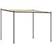 Gazebo Beige 3x3 M 180 G /m Tessuto E Acciaio - Foto miniatura 2