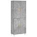 Credenza Grigio Cemento 34,5x34x180 cm in Legno Multistrato 3189753