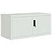Armadio Classificatore Grigio Chiaro 90x40x180 Cm In Acciaio - Foto miniatura 3