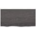 Ripiano Muro Marrone Scuro 80x40x2 cm Massello Rovere Trattato - Foto miniatura 2