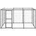 Gabbia Per Cani Da Esterno In Acciaio Con Tetto 7,26 M - Foto miniatura 2