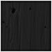 Cesto Per Bucato Nero 88,5x44x66 Cm Legno Massello Pino - Foto miniatura 2