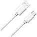 Cavo Usb-a / Usb-c 1m - 3a, Bianco - Foto miniatura 1