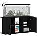 Supporto per Acquario 121x41x58 cm in Legno Multistrato Nero - Foto miniatura 3