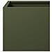 Fioriera Da Giardino Verde Oliva 50x50x50 Cm In Acciaio - Foto miniatura 3