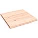 Ripiano A Parete 40x40x2 Cm Legno Massello Rovere Non Trattato - Foto miniatura 2