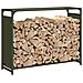 Rastrelliera per Legna da Ardere Verde Oliva 90x28x65 cm - Foto miniatura 2