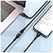 Originale Prolunga Cavo Dati E Ricarica U107 Usb-c To Usb-c Otg 3.0 Fast 1,2m Black Smartphone - Foto miniatura 2