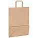 Sacchetti di Carta Kraft 250 pz con Manici Marrone 26x12x35 cm - Foto miniatura 9