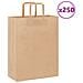 Sacchetti di Carta Kraft 250 pz con Manici Marrone 26x12x35 cm - Foto miniatura 1