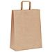Sacchetti di Carta Kraft 250 pz con Manici Marrone 26x12x35 cm - Foto miniatura 4