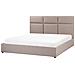 Letto Contenitore Tessuto Lagord 180 X 200 Cm Tortora - Foto miniatura 3