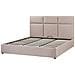 Letto Contenitore Tessuto Lagord 180 X 200 Cm Tortora - Foto miniatura 6
