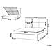 Letto Contenitore Tessuto Lagord 180 X 200 Cm Tortora - Foto miniatura 7