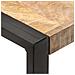 Lusso Casadino -  Tavolo Da Pranzo 70x70x75 Cm In Legno Massello Di Mango Grezzo - Foto miniatura 3