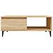 Tavolino Da Salotto Rovere Sonoma 90x60x35 Cm Legno Multistrato - Foto miniatura 4
