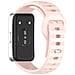 Cinturino In Silicone Per Huawei Band 10/9/8 - Texture A Pois Pink - Foto miniatura 1