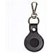 Custodia Premium In Pelle Per Airtag Con Anello Portachiavi - Marrone Black - Foto miniatura 1